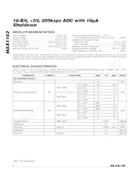 MAX1162AEUB+T Datasheet Page 2