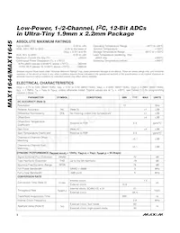 MAX11645EWC+T Datasheet Page 2