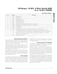 MAX1169CEUD+T Datasheet Pagina 11