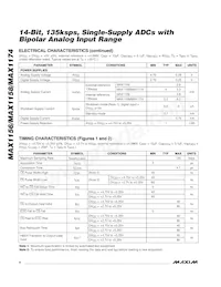 MAX1174BCUP+T Datasheet Page 4
