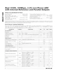 MAX1180ECM+TD Datasheet Page 2