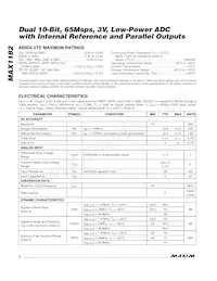 MAX1182ECM+TD Datasheet Page 2