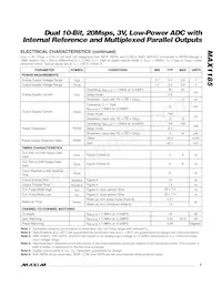 MAX1185ECM/V+T Datasheet Page 5