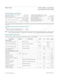 MAX11900GTP+T Datasheet Page 4