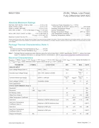 MAX11904ETP+T數據表 頁面 4