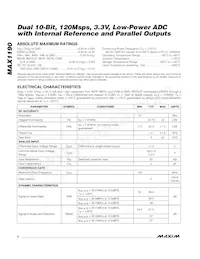 MAX1190ECM+TD Datasheet Page 2