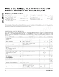 MAX1195ECM+D Datasheet Page 2