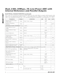 MAX1197ECM+D Datasheet Page 4