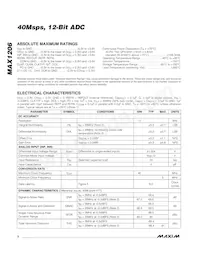 MAX1206ETL+ Datasheet Pagina 2