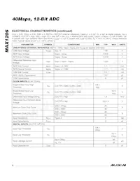 MAX1206ETL+ Datasheet Page 4