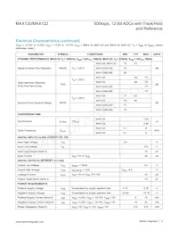 MAX120CWG+T Datasheet Page 3
