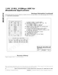 MAX1214EGK+TD Datenblatt Seite 20