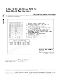 MAX1215EGK+TD Datasheet Page 20