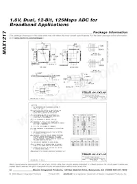 MAX1217ECQ+TD Datasheet Page 22