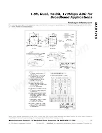 MAX1218ECQ+TD Datasheet Page 21