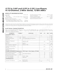 MAX1236EUA+CHV Datasheet Page 2