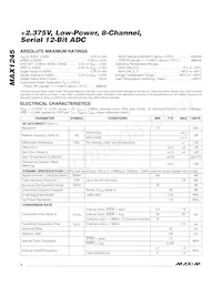 MAX1245BCAP+T Datasheet Page 2