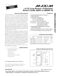 MAX1246BEEE-T Datenblatt Cover