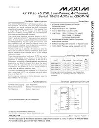 MAX1248ACEE+T Datasheet Cover