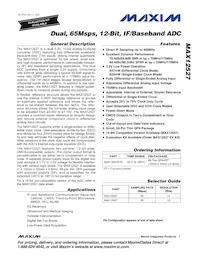MAX12527ETK+TD Datenblatt Cover