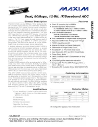 MAX12528ETK+TD Datasheet Cover