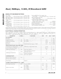 MAX12559ETK+TD Datenblatt Seite 2