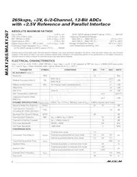 MAX1265BCEI+ Datenblatt Seite 2