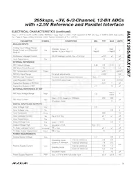 MAX1265BCEI+ Datasheet Page 3
