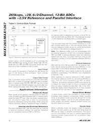 MAX1265BCEI+數據表 頁面 14