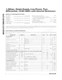 MAX1277ACTC+T Datasheet Page 2