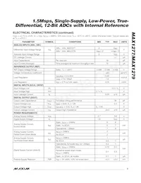MAX1277ACTC+T Datasheet Page 3