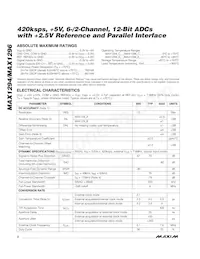MAX1294BCEI-T數據表 頁面 2
