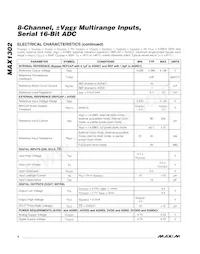 MAX1302BEUG+T Datasheet Page 4
