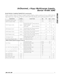 MAX1302BEUG+T Datasheet Page 5