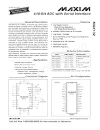 MAX132CWG+TG002 Datasheet Cover