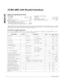 MAX135EWI+T Datasheet Page 2