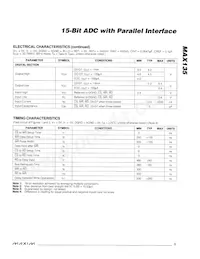 MAX135EWI+T Datasheet Page 3