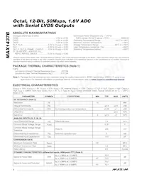 MAX1437BETK+T Datasheet Pagina 2