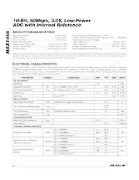 MAX1446GHJ+T Datasheet Page 2