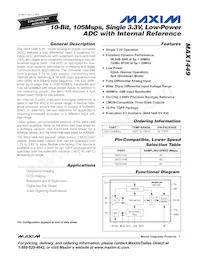 MAX1449EHJ+T Datasheet Cover