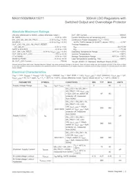 MAX15011ATJ+T Datasheet Page 2