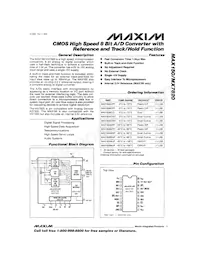MAX150AEWP+數據表 封面