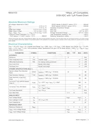 MAX153EAP-T Datasheet Page 2