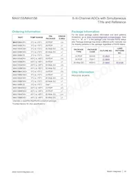 MAX156AEWI/GG8 Datasheet Page 19