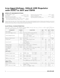 MAX1589ETT300+T Datasheet Page 2