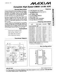 MAX162BCWG+T Datenblatt Cover