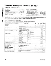MAX162BCWG+T Datasheet Page 2