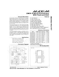 MAX167BCWG+數據表 封面