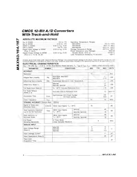 MAX167BCWG+ Datasheet Page 2