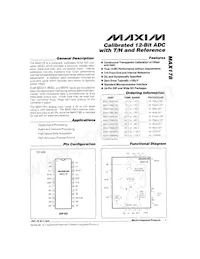 MAX178AENG+數據表 封面
